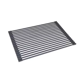 Сушилка для посуды нержавеющая сталь, силикон, складная, РМС, Sush-1BL