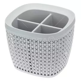 Сушилка для столовых приборов, пластик, 17х14 см, смоки, Idea, Пирула, М 1168