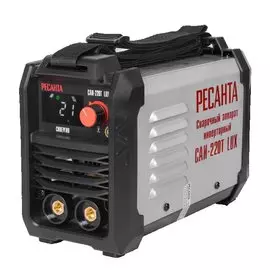 Сварочный аппарат инверторный, Ресанта, САИ-220Т Lux, 220 А, электрод