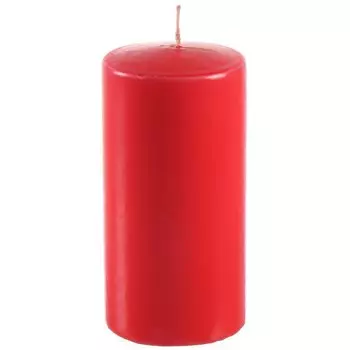 Свеча ароматическая, 12х6 см, цилиндр, красная, Evis, Ягодная корзина, 24 0054 8154 08 04