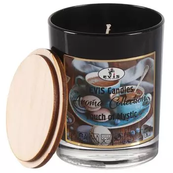 Свеча ароматическая, 9х7 см, Evis, Touch Of Mystic, в черном стакане, 490 гр, 24 0109 1021 20 22