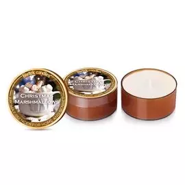 Свеча ароматизированная, 5.5 см, гильза, Bartek Candles, Зефир