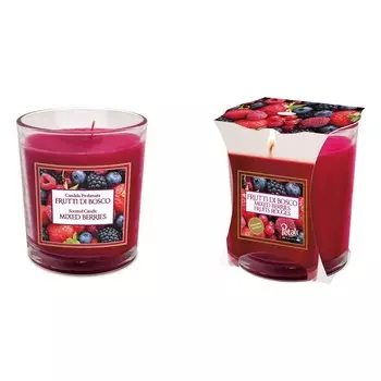 Свеча ароматизированная, 8х7.5 см, в стакане, SER S.P.A, Смешанные ягоды