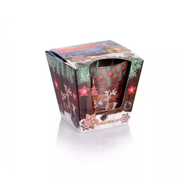 Свеча ароматизированная, в стакане, Bartek Candles, Очарование Рождества