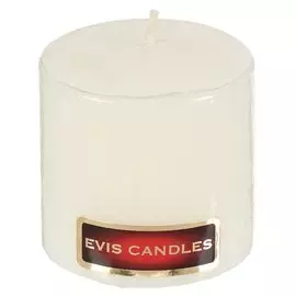 Свеча декоративная, 5х5 см, цилиндр, белая, 1381630100