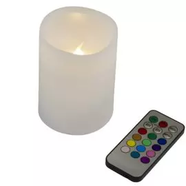 Свеча гирлянда, 10х7 см, Uniel, ULD-F052, RGB свет, ДУ, UL-00007258