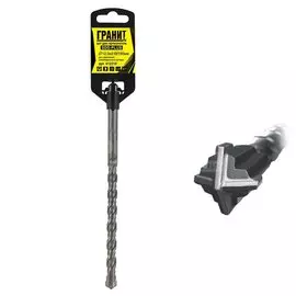 Сверло-бур для перфоратора, Гранит, Quadro-X, диаметр 12х150х210 мм, SDS-Plus, 412210