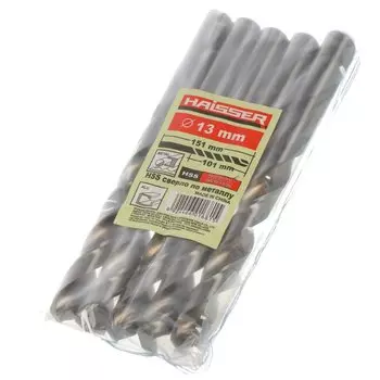 Сверло по металлу, Haisser, диаметр 13 мм, HS101026