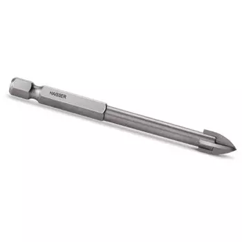 Сверло по стеклу и керамике, Haisser, диаметр 10 мм, HEX-хвостовик, HS106208