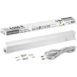 Светильник светодиодный, TDM Electric, Народный ДПО 2001, 5 Вт, на 1 лампочку, 6500 К, IP40, белый, SQ0329-0112