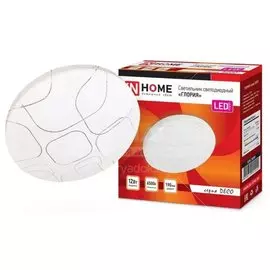 Светильник настенно-потолочный IN HOME Глория, 12 Вт, LED, 6500 K