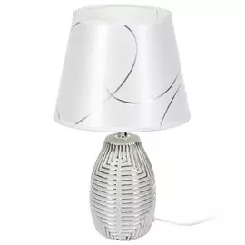Светильник настольный E14, абажур серебристый, Y9-063