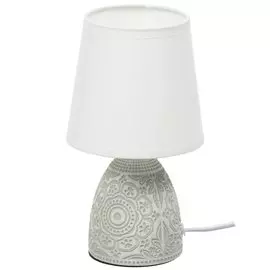 Светильник настольный E14, белый, абажур белый, RL-TL013-2