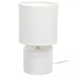 Светильник настольный E14, белый, абажур белый, RL-TL007