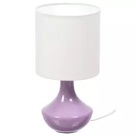 Светильник настольный E14, сиреневый, абажур белый, RL-TL011-2