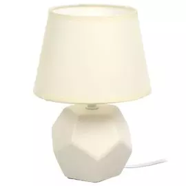 Светильник настольный E14, светло-кремовый, абажур бежевый, RL-TL012
