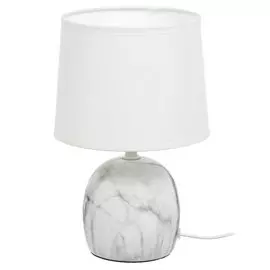 Светильник настольный E14, серый, абажур белый, RL-TL001