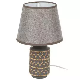 Светильник настольный E14, абажур серый, Y9-070