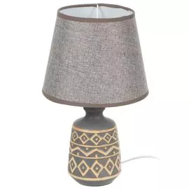 Светильник настольный E14, абажур серый, Y9-071