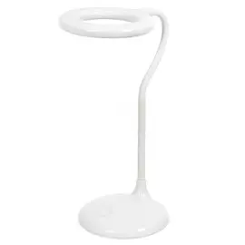 Светильник настольный на подставке, 7.5 Вт, белый, абажур белый, SPE16941-0110-815/1