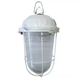 Светильник TDM Electric, НСП 02-200-022.01 У2, 200 Вт, E27, IP52, с решеткой, стекло, крюк, в сборе, индивидуальная упаковка, белый, SQ0310-0012