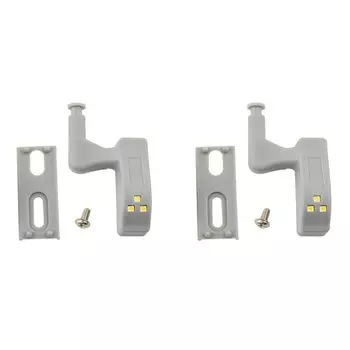 Светильник светодиодный, Uniel, ULK-C02 23A GREY SET2, 4000 К, IP20, на петлю в кух. шкаф, серый, UL-00008933