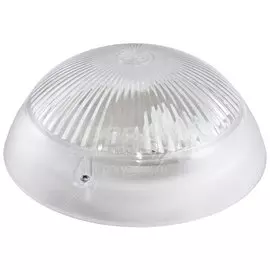 Светильник TDM Electric, Интеллект 03-100-010.02 Сириус, 60 Вт, E27, на 1 лампочку, IP54, 22х22х9.5 см, ударопрочный, датчик звука, белый, SQ0322-0005