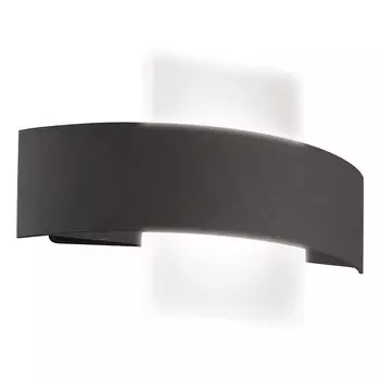 Светильник Uniel, уличный, 8 Вт, алюминий, сталь, накладной, белый свет, 4000 К, черный