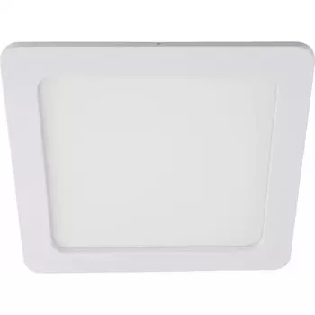 Светильник встраиваемый светодиодный, Ecola, 20 Вт, 4200 К, 23х2 см, нейтральный белый свет, 200В, даунлайт, DQRV20ELC