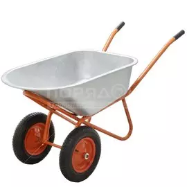 Тачка строительная двухколесная, сталь, 250 кг, 100 л, 0.8 мм, Master, WВ 5009 МS2-120