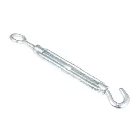 Талреп винтовой, диаметр 6 мм, белый цинк, DIN1480, 029400