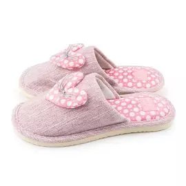 Тапки для женщин, розовые, р. 36, закрытые, А-82-197-07