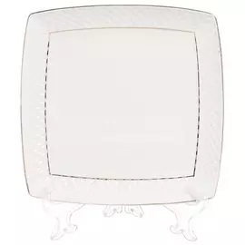 Тарелка десертная, керамика, 18 см, квадратная, Кембридж, Daniks, Y4-3245