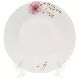 Тарелка десертная, керамика, 19 см, круглая, Элегия, Daniks