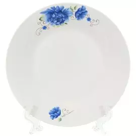 Тарелка десертная, керамика, 19 см, круглая, Мэджик Блю, Daniks