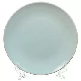 Тарелка десертная, керамика, 19 см, круглая, Scandy Mint, Fioretta, TDP466, мятная