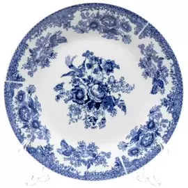 Тарелка обеденная, керамика, 20 см, круглая, Жар-Птица, Daniks