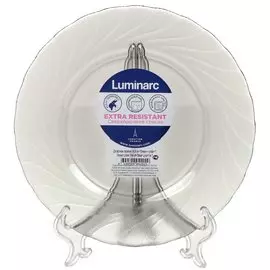 Тарелка десертная, стекло, 19.6 см, круглая, Ocean Eclipse, Luminarc, Q3101, графит