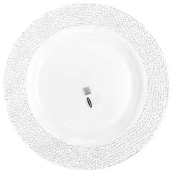 Тарелка обеденная, стекло, 24 см, круглая, Мозаик, Pasabahce, 10300SLB, прозрачная