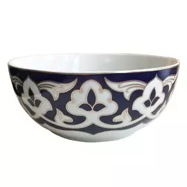 Тарелка суповая, фарфор, 14 см, круглая, Золото востока, 216-W-5.5