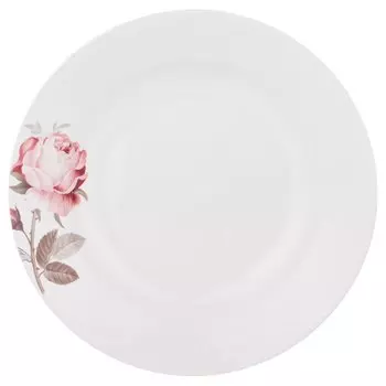 Тарелка суповая, фарфор, 20.5х3.5 см, круглая, Мэрибель, Lefard, 87-257