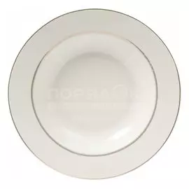 Тарелка суповая, фарфор, 22 см, круглая, Dinner in Paris, CN1493