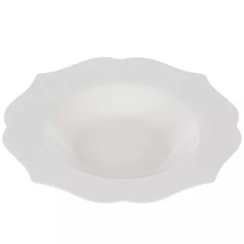 Тарелка суповая, фарфор, 23.5 см, фигурная, Belle, 0850074
