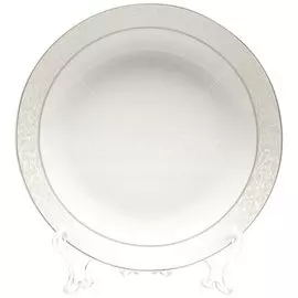 Тарелка суповая, фарфор, 20 см, круглая, Symphony, Fioretta, TDP352