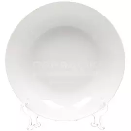 Тарелка суповая, керамика, 21 см, 750 мл, круглая, Грейс, Daniks