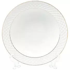 Тарелка суповая, керамика, 22 см, круглая, Кембридж, Daniks