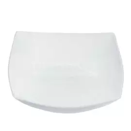 Тарелка суповая, стекло, 20 см, квадратная, Quadrato White, Luminarc, D7206/ H3659, белая