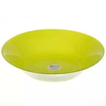 Тарелка суповая, стекло, 22 см, круглая, Грин Виллаж, Pasabahce, 10335SLBD14