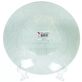 Тарелка суповая, стекло, 22 см, круглая, Livs, Pasabahce, 10335SLBD71, голубая