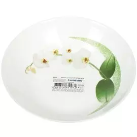 Тарелка суповая стеклянная, 200 мм, White Orchid J7493/N5034 Luminarc
